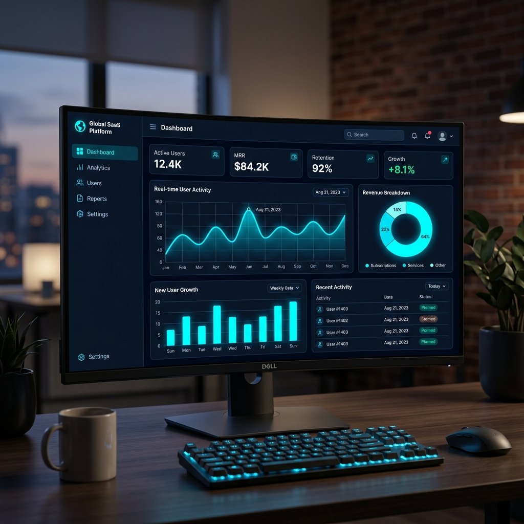 SaaS dashboard application